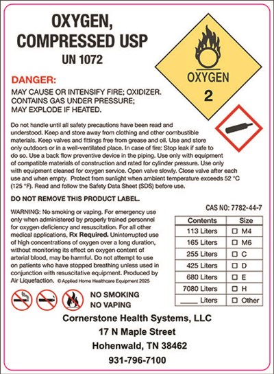Hplabel (Cornerstone Health Hp Label 2026 07 15 Copy)